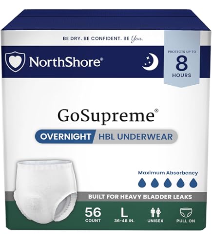 Amazon.com: NorthShore MegaMax HBL Adult Diapers with Tabs, White